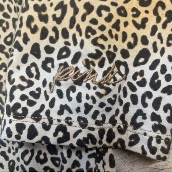 Pink Victoria’s Secret Animal Print Long Sleeve Thong Bodysuit - Picture 3 of 11